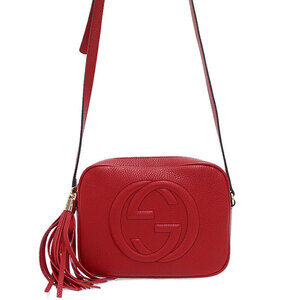 Gucci SOHO Fringe Leather Disco Bag Shoulder